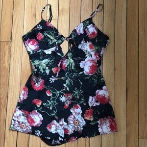 Revolve By The Way Romper floral pattern